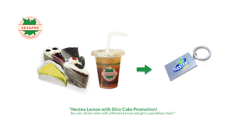 Nestea Lemon with Sliced Cake promotion